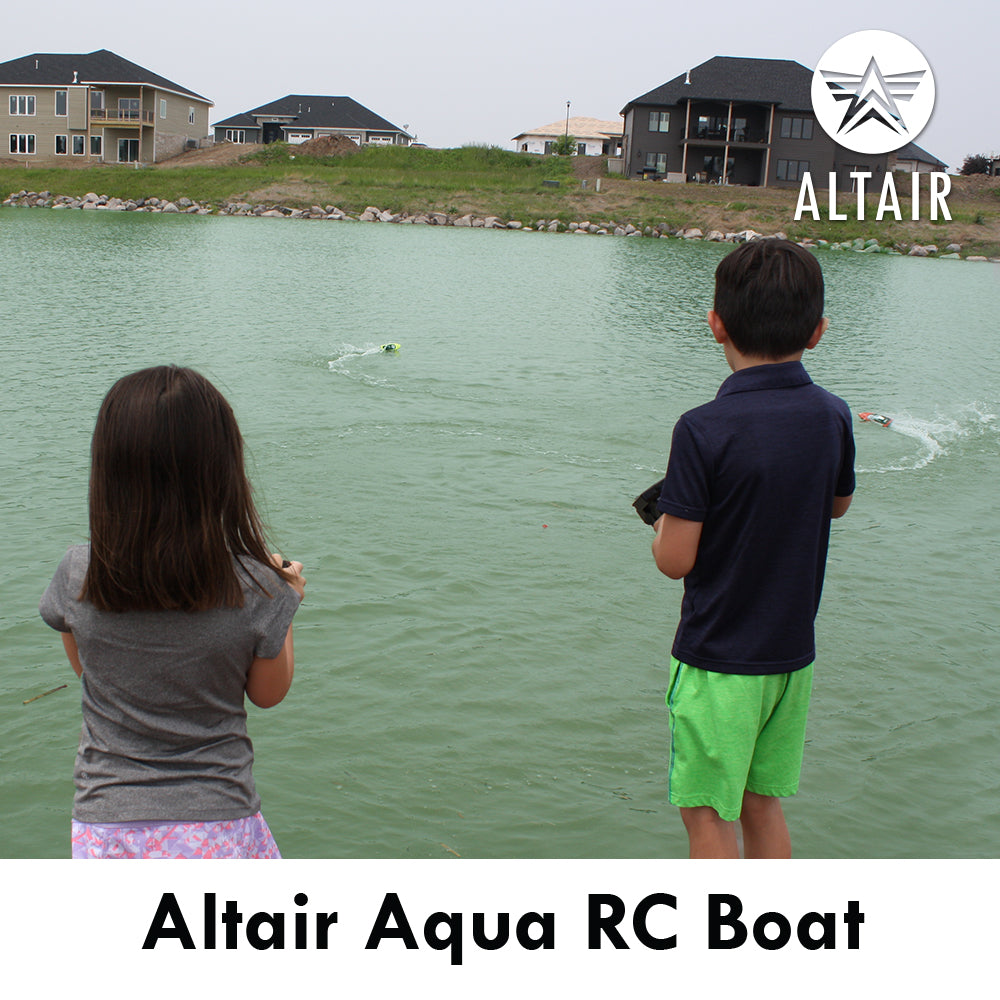 Altair AA102 RED Aqua RC Boat: Great Gift for Kids and Adults
