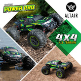 Altair Power Pro RC Truck - Off-Road 4x4 Remote Control Electric Monster Truck